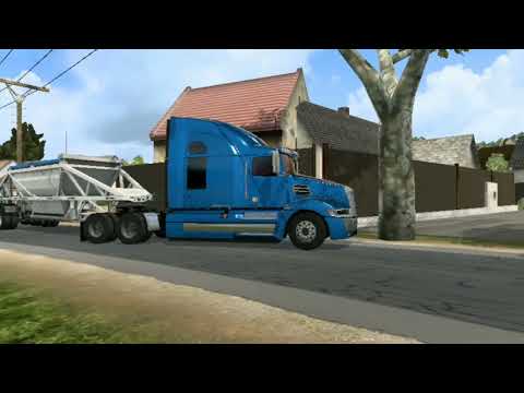 American Truck Simulator 1.47 || Map ICRF || Pelabuhan Ratu - Pangleseran