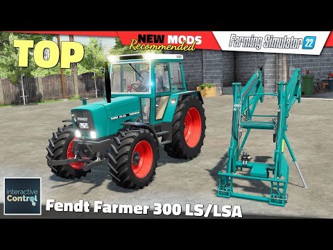 FS22 | Fendt Farmer 300 LS/LSA v1.2 [UPDATE] - Farming Simulator 22 New Mods Review 2K60