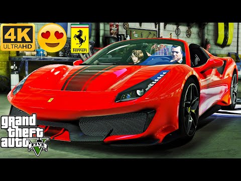 Ferrari Pista 488 Spider tuning - GTA V test drive !