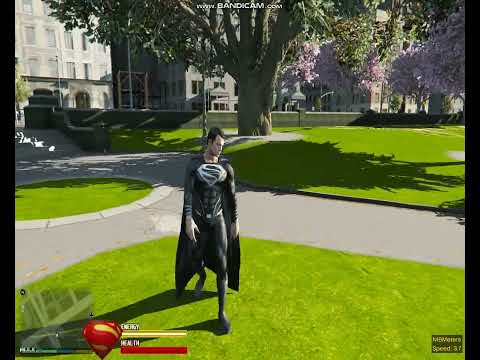 GTA 5 SUPERMAN BLACK SUIT