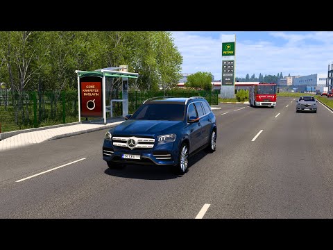 GKVFJX GAMING ETS2 CAR MOD MERCEDES BENZ X167 GLS-CLASS BY DN MODDING, NIMIT, SLAV JERRY V2.1 1.51