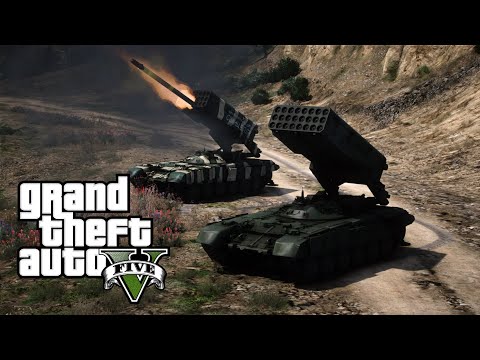 GTA V TOS-1A Heavy Flamethrower [MOD]