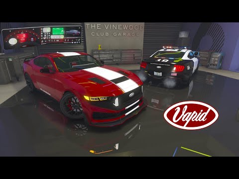 GTA 5 - 2024 Vapid Dominator GTX &amp; Interceptor (Ford Mustang S650)