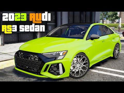 2023 Audi RS3 Sedan - GTA 5 Real Life Car Mod + Download Link!