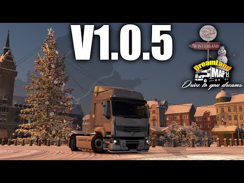 V1.0.5 DREAMLAND - ÜCRETSİZ WİNTERLAND EKLENTİSİ ÇIKTI !! !! ETS 2 - G27