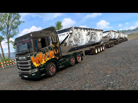 Long Vessel trailer Mod For ETS2 1.35 To 1.47