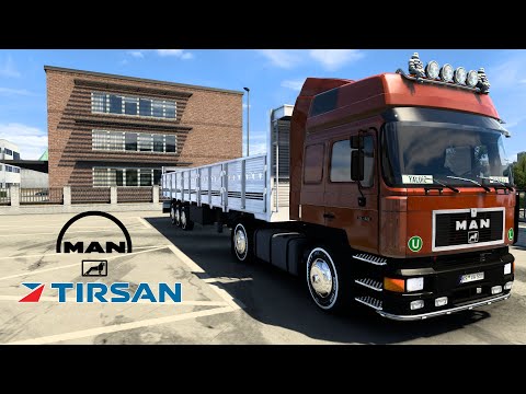 ETS 2 Man F200 &amp; Tırsan Sal Dorse &amp; Jant Modu (1.46)