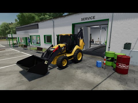 CAT 420F Backhoe Loader (FS22)