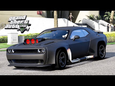 Unleashing the 2018 Dodge Challenger SRT Hellcat in GTA V! 🚗💨