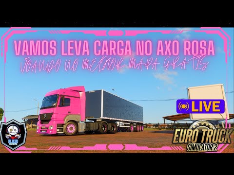 [ ETS 2 ] VAMOS LEVA CARGA NO AXO ROSA | VOANDO NO MELHOR MAPA GRATIS