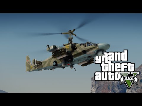 GTA V KA-52 Hokum-B Russian Helicopter [MOD]