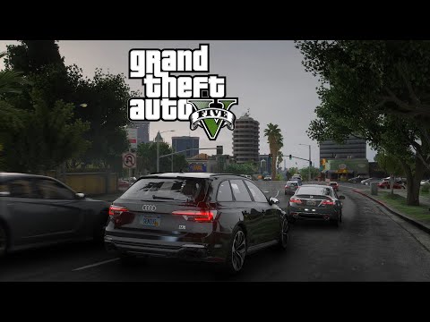 GTA 5 Mod - 2019 Audi RS4 Avant - REAL LIFE 4K Gameplay