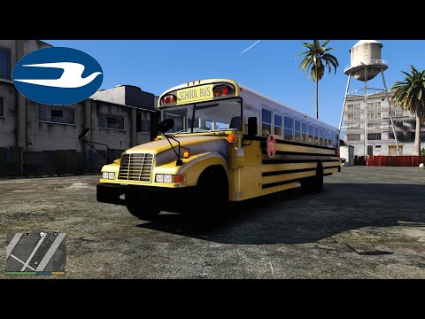 2005 Blue Bird Vision Sneak Peak GTA V Mod