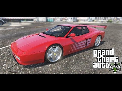 GTA 5 Ultra Graphics - Ferrari Testarossa 512