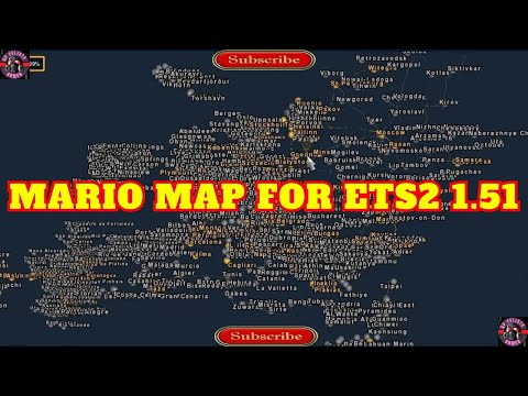 ETS2 1.51 - MARIO MAP 1.51 - EURO TRUCK SIMULATOR 1.51