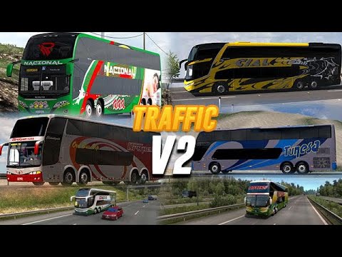 DESCARGA: Pack Busses in Traffic v2.0 by Carne Molida 1.40 ||ATS||