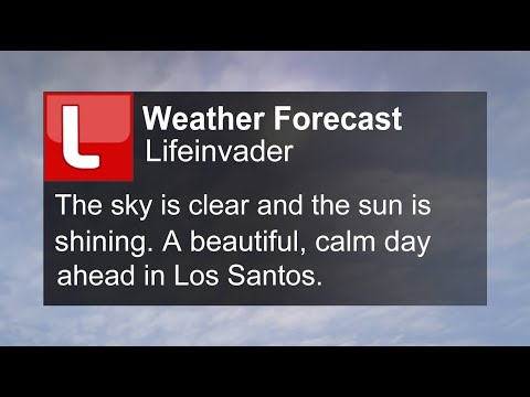 GTA V Mod Showcase: News And Weather Notifications