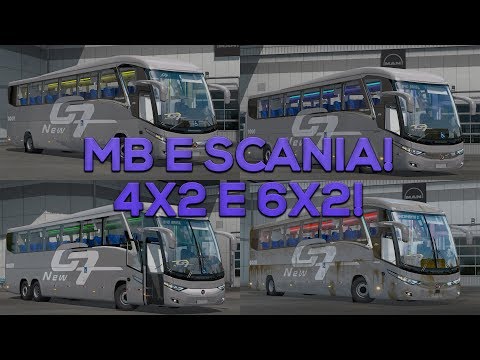 APRESENTAÇÃO MARCOPOLO PARADISO NEW G7 1200 4X2/6X2 SCANIA/MERCEDES BENZ - BY B4D BRASIL!