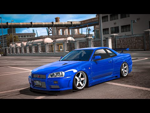 Nissan Skyline GTR R34 -ETS2 Mp Ses Denemesi-Paylaşım!