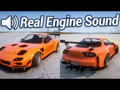 GTA 5 ZR350 Zinxy Widebody (Mazda RX-7) + Realistic Engine Sound Showcase [ NVE + QuantV + 5Real ]