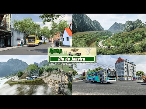 RJ Map (Rio de Janeiro) ETS2 1.41,1.42 - ETS2 Map Mod