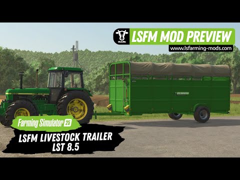 LS25 Mod Vorstellung - LSFM Livestock Trailer LST85