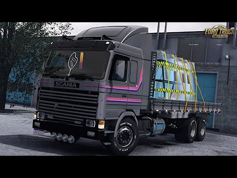 [ETS2 1.42] Scania 142h + DLC 93H R.C | Rainy Driving