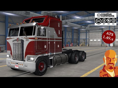 KENWORTH K100 v6.0 ATS &amp; ETS2 1.49.x &amp; SKINS PACK (ATSMOD)(ETS2MOD)