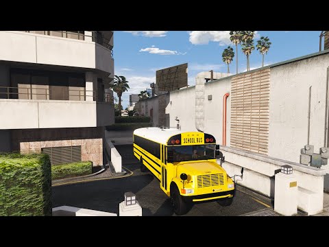 Grand Theft Auto V 1999 International 3800 School Bus