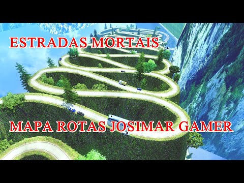 Most Dangerous Roads Map Mod for ETS2 1.37,1.38,1.39,1.40 - [ROTAS JOSIMAR MAP]