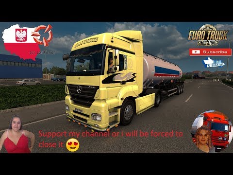 Euro Truck Simulator 2 (1.36) Mercedes Benz Axor Tanque Randon Ownable Trailer + DLC&#039;s &amp; Mods