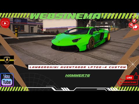 Lamborghini Aventador LP700-4 Custom İnceleme Sürüş Drift Hepsi Bir Arada