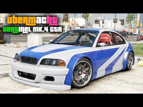 Ubermacht Sentinel Mk.4 GTR - GTA 5 Lore Friendly Car Mod + Download Link!